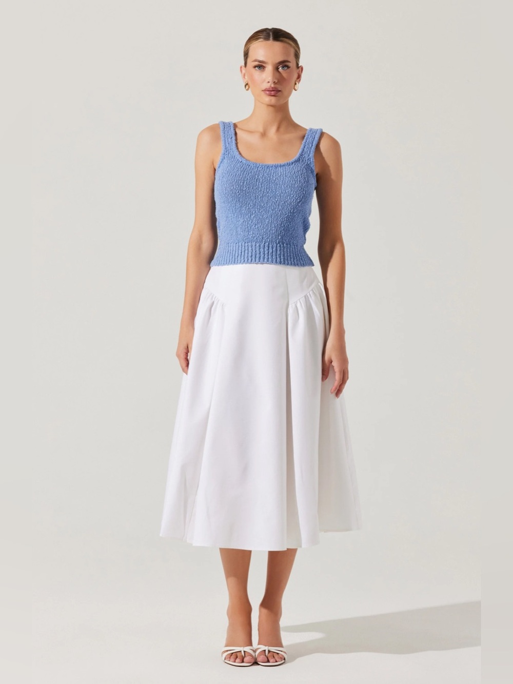 Astr The Label - Laila Flared Midi Skirt - size XS
